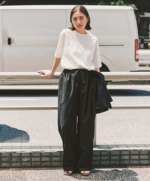 417 EDIFICE(フォーワンセブンエディフィス)の「utility everyday Tシャツ LIGHT ”接触冷感&アンチピリング”(Tシャツ/カットソー・メンズ・チャコールグレー/ホワイト/ライトグレー/ブラック・X-LARGE/LARGE/MEDIUM/SMALL)」の10枚目の写真