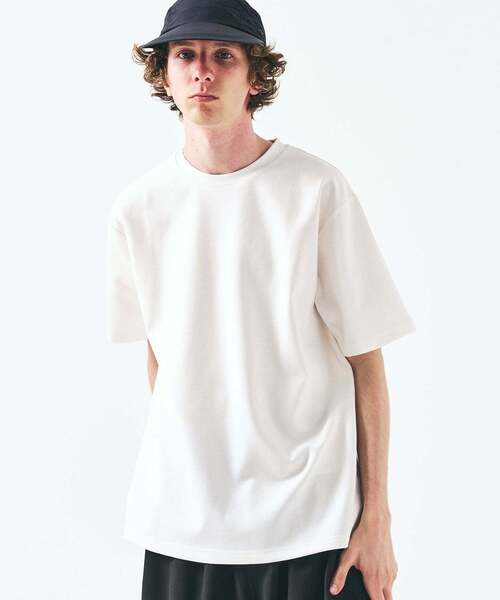 417 EDIFICE(フォーワンセブンエディフィス)の「utility everyday Tシャツ LIGHT ”接触冷感&アンチピリング”(Tシャツ/カットソー・メンズ・チャコールグレー/ホワイト/ライトグレー/ブラック・X-LARGE/LARGE/MEDIUM/SMALL)」の12枚目の写真