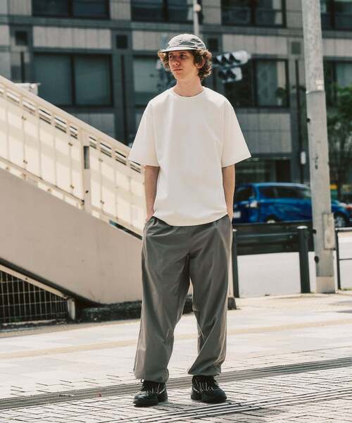417 EDIFICE(フォーワンセブンエディフィス)の「utility everyday Tシャツ LIGHT ”接触冷感&アンチピリング”(Tシャツ/カットソー・メンズ・チャコールグレー/ホワイト/ライトグレー/ブラック・X-LARGE/LARGE/MEDIUM/SMALL)」の15枚目の写真