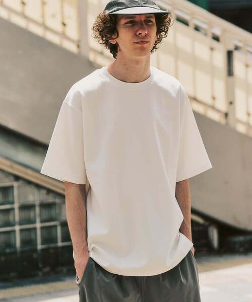 417 EDIFICE(フォーワンセブンエディフィス)の「utility everyday Tシャツ LIGHT ”接触冷感&アンチピリング”(Tシャツ/カットソー・メンズ・チャコールグレー/ホワイト/ライトグレー/ブラック・X-LARGE/LARGE/MEDIUM/SMALL)」の16枚目の写真
