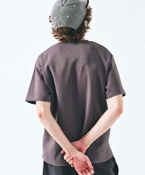 417 EDIFICE(フォーワンセブンエディフィス)の「utility everyday Tシャツ LIGHT ”接触冷感&アンチピリング”(Tシャツ/カットソー・メンズ・チャコールグレー/ホワイト/ライトグレー/ブラック・X-LARGE/LARGE/MEDIUM/SMALL)」の22枚目の写真