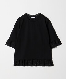 ASTRAET＞フリル ショートスリーブカットソー（Tシャツ/カットソー