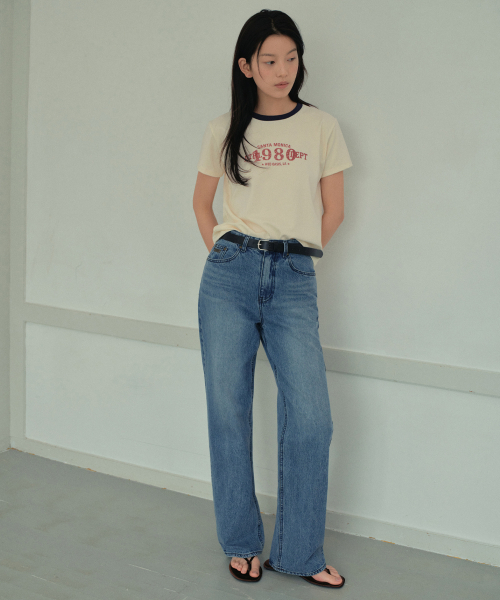 WEDNESDAYOASISFORWOMEN(ウェンズデー オアシス フォー ウーマン)の「モニカリンガーハーフTシャツ_CREAM(WB6TP30)(Tシャツ/カットソー・レディース・Cream・FREE)」の3枚目の写真