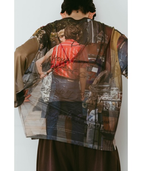 Knuth Marf(クヌースマーフ)の「oji sheer long-sleeve tee(unisex)(Tシャツ/カットソー・レディース・その他・FREE)」の3枚目の写真