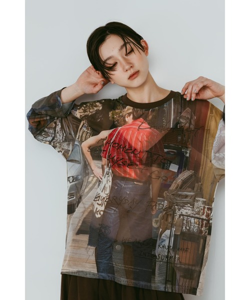 Knuth Marf(クヌースマーフ)の「oji sheer long-sleeve tee(unisex)(Tシャツ/カットソー・レディース・その他・FREE)」の5枚目の写真