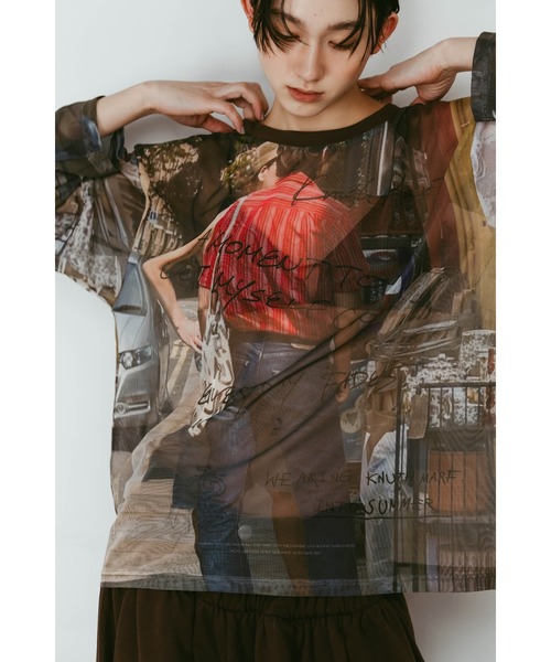 Knuth Marf(クヌースマーフ)の「oji sheer long-sleeve tee(unisex)(Tシャツ/カットソー・レディース・その他・FREE)」の6枚目の写真