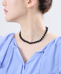 IENA | 《追加》EO/イオ ROUND STONE NECKLACE ネックレス BO26SS-56(ネックレス)