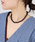 IENA�i�C�G�i�j�́u�s�ǉ��tEO/�C�I ROUND STONE NECKLACE �l�b�N���X BO26SS-56�i�l�b�N���X�j�v�b�u���b�N