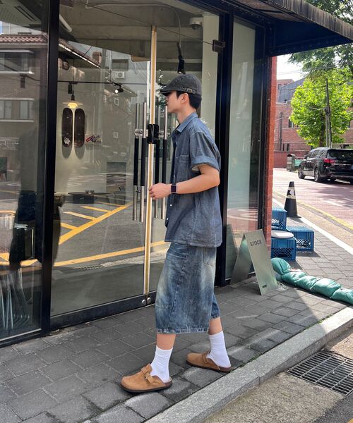 ANOLORCODE(アノローコード)の「ハーフデニムパンツ(ブルー)(その他パンツ・レディース・その他・SMALL/MEDIUM/LARGE)」の5枚目の写真