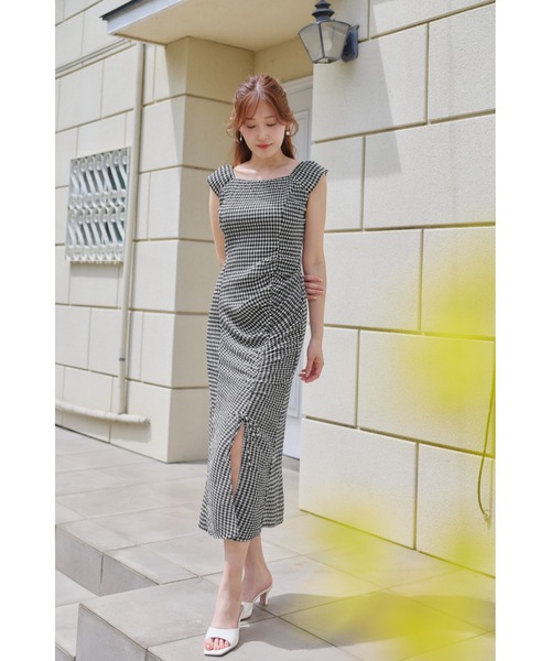 Her lip to(ハーリップトゥー)の「French Chic Gingham Dress(ワンピース・レディース・チェック・S/M)」の3枚目の写真