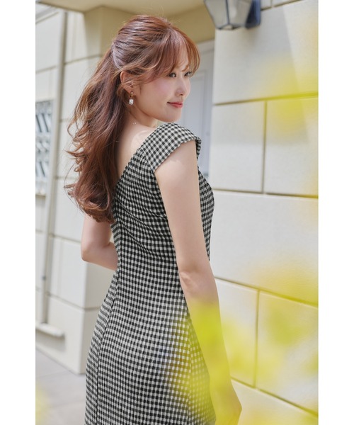Her lip to(ハーリップトゥー)の「French Chic Gingham Dress(ワンピース・レディース・チェック・S/M)」の5枚目の写真