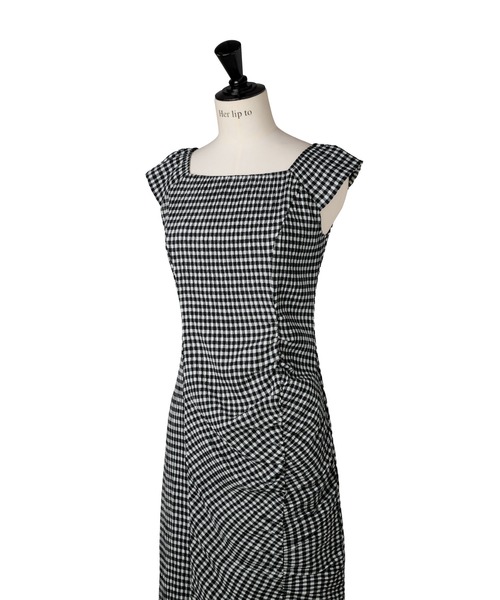Her lip to(ハーリップトゥー)の「French Chic Gingham Dress(ワンピース・レディース・チェック・S/M)」の8枚目の写真