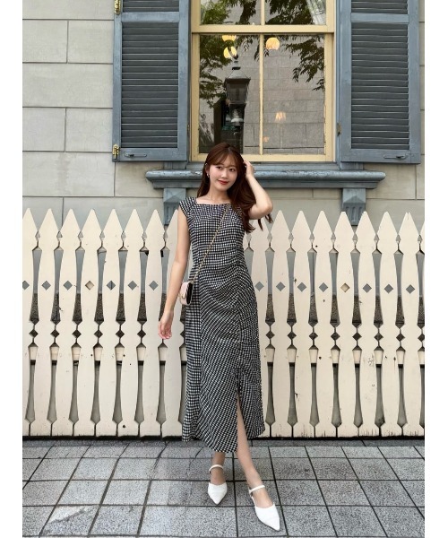 Her lip to(ハーリップトゥー)の「French Chic Gingham Dress(ワンピース・レディース・チェック・S/M)」の19枚目の写真