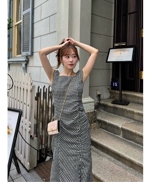 Her lip to(ハーリップトゥー)の「French Chic Gingham Dress(ワンピース・レディース・チェック・S/M)」の20枚目の写真