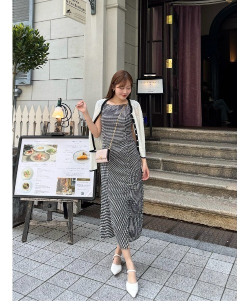 Her lip to(ハーリップトゥー)の「French Chic Gingham Dress(ワンピース・レディース・チェック・S/M)」の10枚目の写真