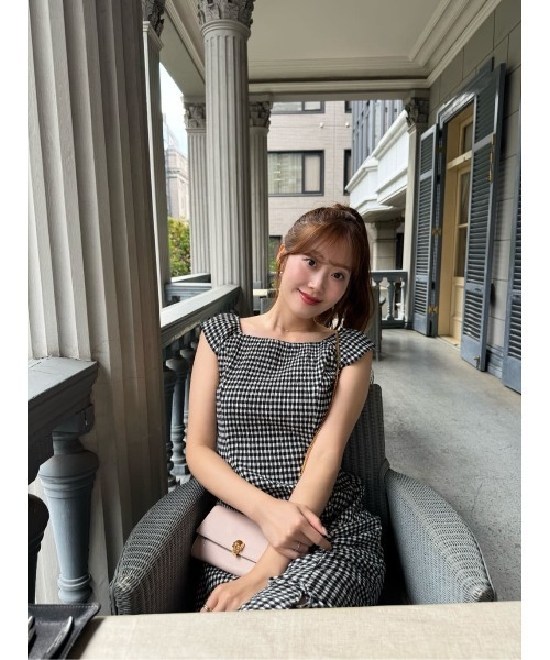 Her lip to(ハーリップトゥー)の「French Chic Gingham Dress(ワンピース・レディース・チェック・S/M)」の11枚目の写真