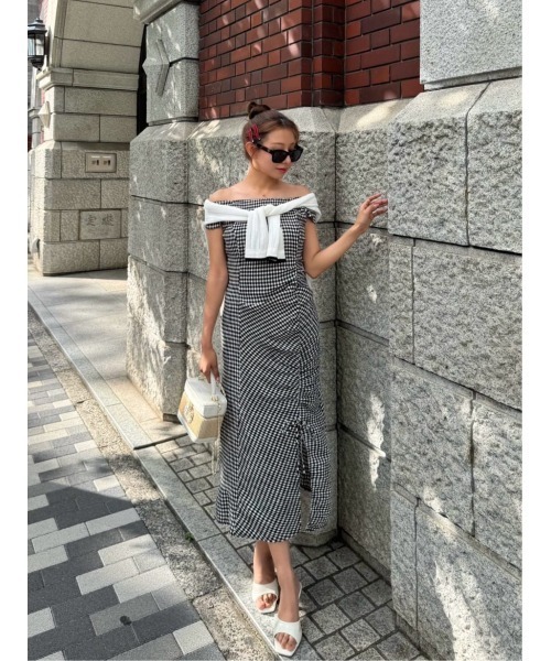 Her lip to(ハーリップトゥー)の「French Chic Gingham Dress(ワンピース・レディース・チェック・S/M)」の12枚目の写真