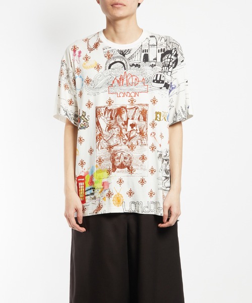 GOMME HOMME(ゴムオム)の「ロンドンプリントT(Tシャツ/カットソー・メンズ・ブラック/ホワイト・MEDIUM)」の12枚目の写真