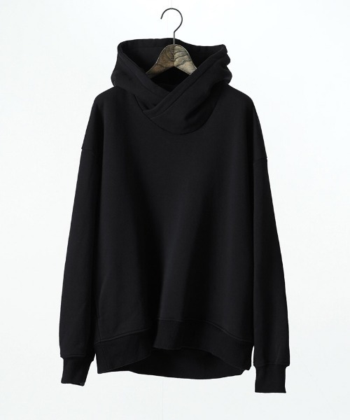 EGO TRIPPING(エゴトリッピング)の「mpa4147-COWL-WOOL SWEAT PARKA スウェットパーカー(666708)(パーカー・メンズ・ネイビー/ブラック/グレイッシュベージュ・48/46)」の7枚目の写真