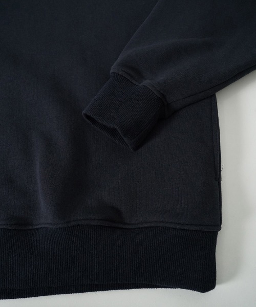 EGO TRIPPING(エゴトリッピング)の「mpa4147-COWL-WOOL SWEAT PARKA スウェットパーカー(666708)(パーカー・メンズ・ネイビー/ブラック/グレイッシュベージュ・48/46)」の12枚目の写真