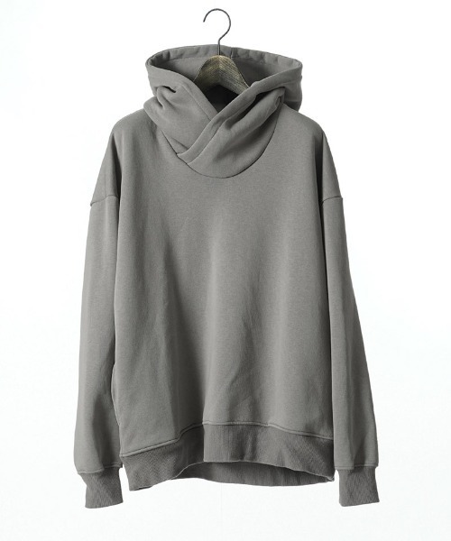 EGO TRIPPING(エゴトリッピング)の「mpa4147-COWL-WOOL SWEAT PARKA スウェットパーカー(666708)(パーカー・メンズ・ネイビー/ブラック/グレイッシュベージュ・48/46)」の17枚目の写真