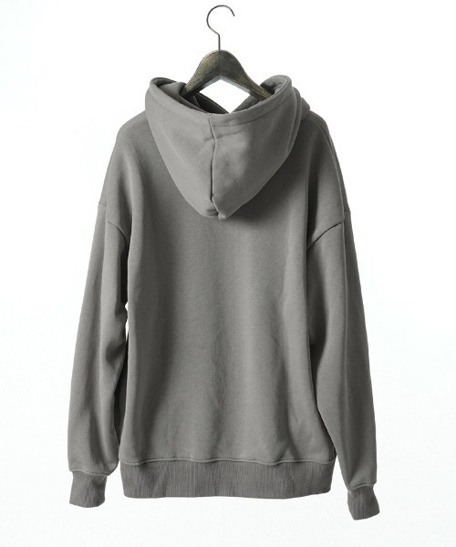 EGO TRIPPING(エゴトリッピング)の「mpa4147-COWL-WOOL SWEAT PARKA スウェットパーカー(666708)(パーカー・メンズ・ネイビー/ブラック/グレイッシュベージュ・48/46)」の18枚目の写真