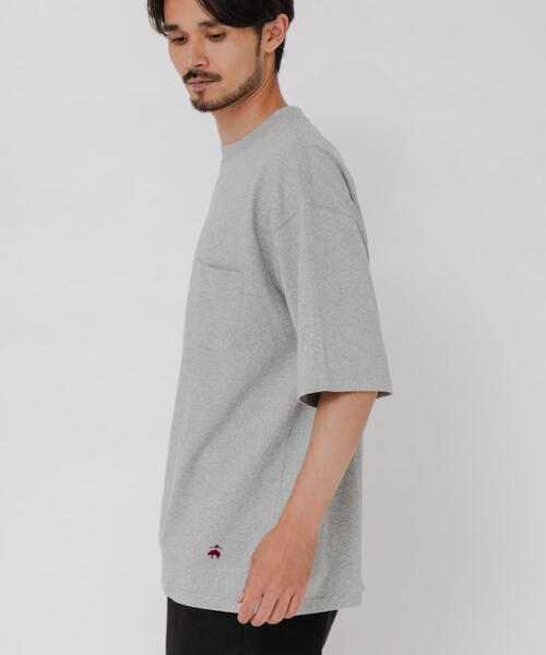 BROOKS BROTHERS（ブルックスブラザーズ）の「『別注』BROOKS BROTHERS×URBAN RESEARCH　GF SHORT-SLEEVE POCKET T-SHIRTS（Tシャツ/カットソー・メンズ・グレー/ブラック/ネイビー/ホワイト・X-LARGE/LARGE/MEDIUM）」の5枚目の写真