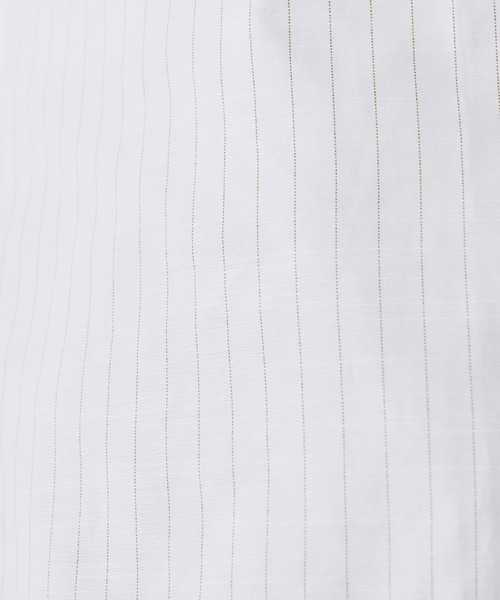 Adoon plain(アドーンプレーン)の「ASSORTED BASIC SUMMER SHIRT / アソートベーシックサマーシャツ(ストライプ・チェック)(シャツ/ブラウス・メンズ・ネイビー/ブルー/アイボリー・LARGE/MEDIUM)」の8枚目の写真