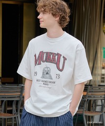 【ガチャピン・ムック】別注 ヴィンテージライク アソートプリント 半袖Tシャツ
