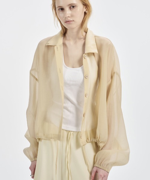 Studio Doe Right angle カーディガン Studio Doe Tencel Drawstring Cardigan（カーディガン/ボレロ