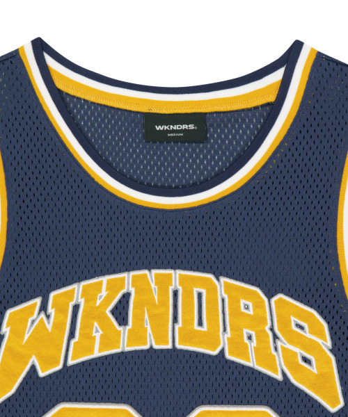 WKNDRS(ウィーキャンドース)の「OG BASKETBALL JERSEY (NAVY)(Tシャツ/カットソー・レディース・その他・MEDIUM/LARGE)」の3枚目の写真