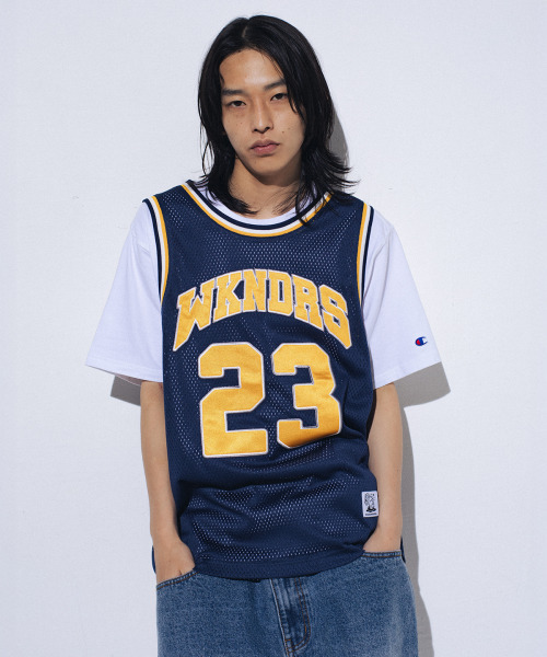 WKNDRS(ウィーキャンドース)の「OG BASKETBALL JERSEY (NAVY)(Tシャツ/カットソー・レディース・その他・MEDIUM/LARGE)」の7枚目の写真