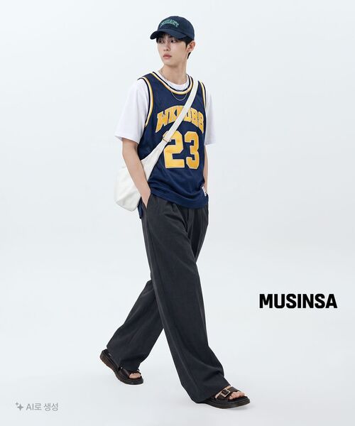 WKNDRS(ウィーキャンドース)の「OG BASKETBALL JERSEY (NAVY)(Tシャツ/カットソー・レディース・その他・MEDIUM/LARGE)」の9枚目の写真