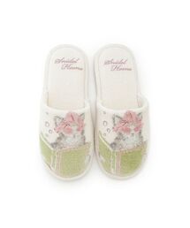 SNIDEL HOME（スナイデルホーム）の「セレブバスキャットニットルームシューズ（ルームシューズ/スリッパ）」