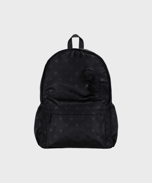 ALKI ALKA(アルキアルカ)の「Floral Corsage Backpack (Dot Black)(バックパック/リュック・レディース・ブラック・FREE)」の6枚目の写真