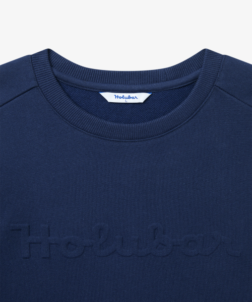 HOLUBAR（ホルバー）の「Basic Logo Sweatshirt Navy（スウェット・メンズ・その他・SMALL/MEDIUM/LARGE/X-LARGE）」の3枚目の写真