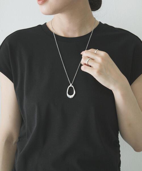 PHILIPPE AUDIBERT(フィリップ オーディベール)の「PHILIPPE AUDIBERT SPARTA LONG NECKLACE(ネックレス・レディース・シルバー・-)」の1枚目の写真