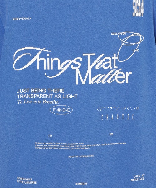 THINGS THAT MATTER(シングス ザット マター)の「【ZOZOTOWN別注商品】CHAOTIC T-SHIRT / カオティック Tシャツ(Tシャツ/カットソー・レディース・ホワイト/ブルー/ブラック・FREE)」の18枚目の写真