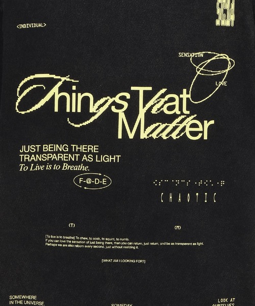 THINGS THAT MATTER(シングス ザット マター)の「【ZOZOTOWN別注商品】CHAOTIC T-SHIRT / カオティック Tシャツ(Tシャツ/カットソー・レディース・ホワイト/ブルー/ブラック・FREE)」の15枚目の写真