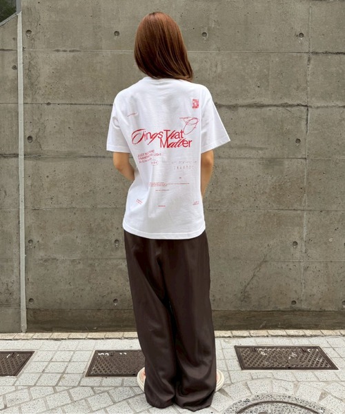 THINGS THAT MATTER(シングス ザット マター)の「【ZOZOTOWN別注商品】CHAOTIC T-SHIRT / カオティック Tシャツ(Tシャツ/カットソー・レディース・ホワイト/ブルー/ブラック・FREE)」の5枚目の写真