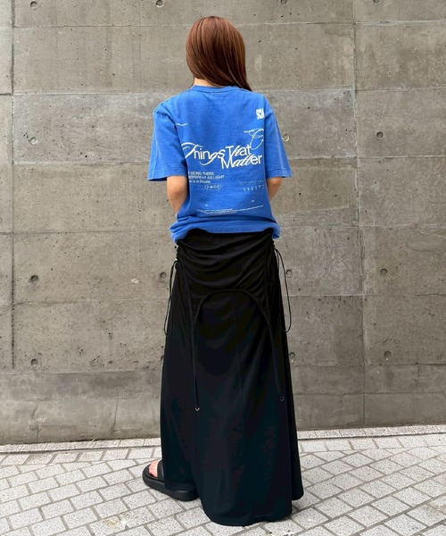 THINGS THAT MATTER(シングス ザット マター)の「【ZOZOTOWN別注商品】CHAOTIC T-SHIRT / カオティック Tシャツ(Tシャツ/カットソー・レディース・ホワイト/ブルー/ブラック・FREE)」の9枚目の写真