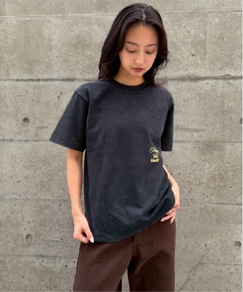 THINGS THAT MATTER(シングス ザット マター)の「【ZOZOTOWN別注商品】CHAOTIC T-SHIRT / カオティック Tシャツ(Tシャツ/カットソー・レディース・ホワイト/ブルー/ブラック・FREE)」の12枚目の写真