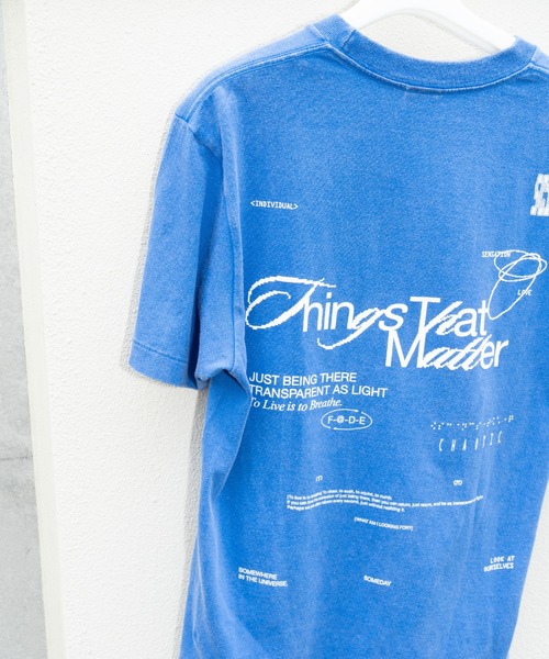 THINGS THAT MATTER(シングス ザット マター)の「【ZOZOTOWN別注商品】CHAOTIC T-SHIRT / カオティック Tシャツ(Tシャツ/カットソー・レディース・ホワイト/ブルー/ブラック・FREE)」の16枚目の写真