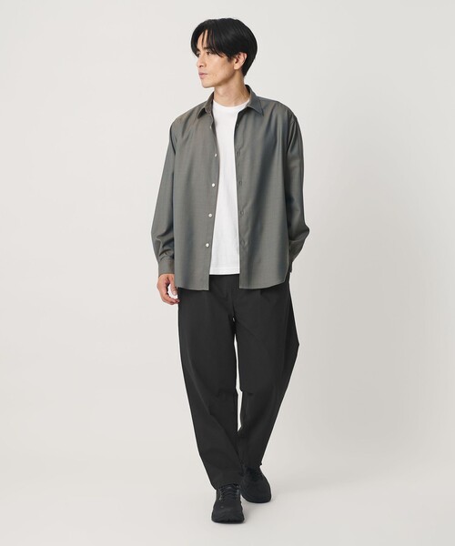 BEAUTY&YOUTH UNITED ARROWS(ビューティーアンドユースユナイテッドアローズ)の「360°MASTER バルーン イージーパンツ NO.9 セットアップ対応 撥水 ストレッチ ウォッシャブル(その他パンツ・メンズ・ダークブラウン/ブラック/ダークグレー・M/S/XL/L)」の4枚目の写真