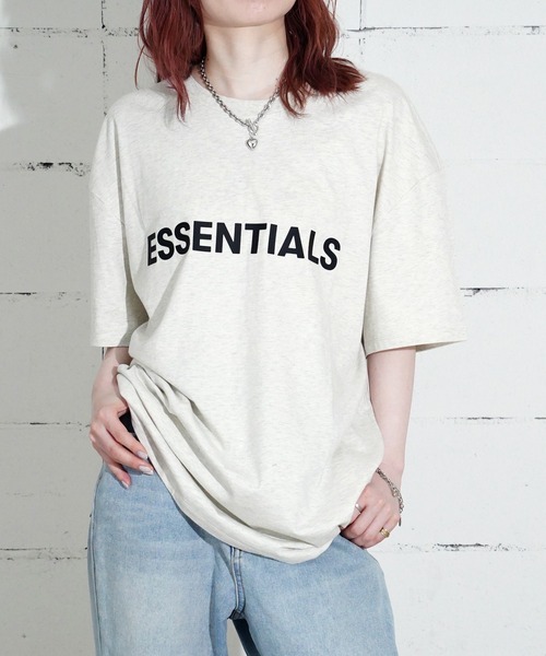 FOG ESSENTIALS(エフオージーエッセンシャルズ)の「"08"≪FOG ESSENTIALS≫フロントロゴ ヘビーウェイト Tシャツ(Tシャツ/カットソー・メンズ・オートミール/クリーム・M/L/XL)」の5枚目の写真