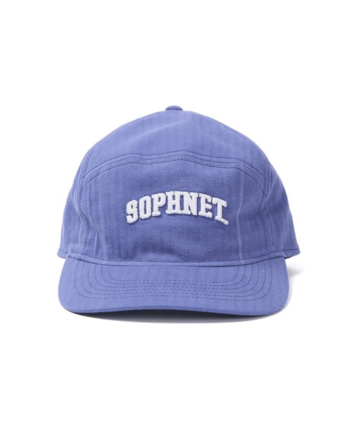 SOPHNET.(ソフネット)の「DAMAGED COLLEGE LOGO CAP(キャップ・メンズ・カーキ/ブルー/ブラック・FREE)」の1枚目の写真