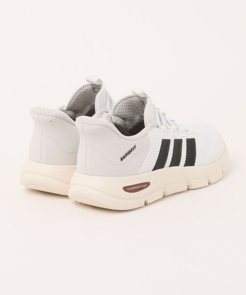 adidas（アディダス）の「adidas アディダス CF FLEX RAPIDFIT メンズスニーカー(CFフレックスラピッドフィット) KJ2259 [HF] フットウェアホワイト/コアブラック/オービットグレー（スニーカー・メンズ・ホワイト×ブラック・25.5cm/26.0cm/26.5cm/27.0cm/27.5cm/28.0cm/29.0cm/30.0cm/31cm）」の2枚目の写真
