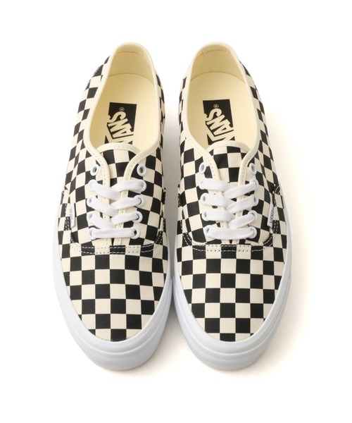 VANS(バンズ)の「VANS LX Authentic Reissue 44 / バンズ LX オーセンティック リシュー 44(スニーカー・メンズ・ホワイト×ブラック・27.0cm/26.5cm/26.0cm/25.5cm/25.0cm/24.5cm/24.0cm/28.5cm/28.0cm/27.5cm)」の1枚目の写真