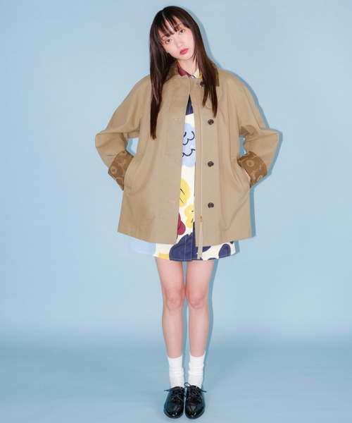marimekko(マリメッコ)の「【バナー掲載特典付】Essee Solid Unikko / coat(その他アウター・レディース・ブラウン・LARGE/MEDIUM/SMALL/X-SMALL/XX-SMALL)」の3枚目の写真