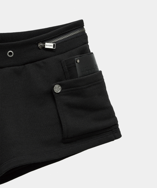 ETRE AU SOMMET(エトレオソメ)の「Two Zipper short pants (Black)(その他パンツ・レディース・その他・FREE)」の7枚目の写真